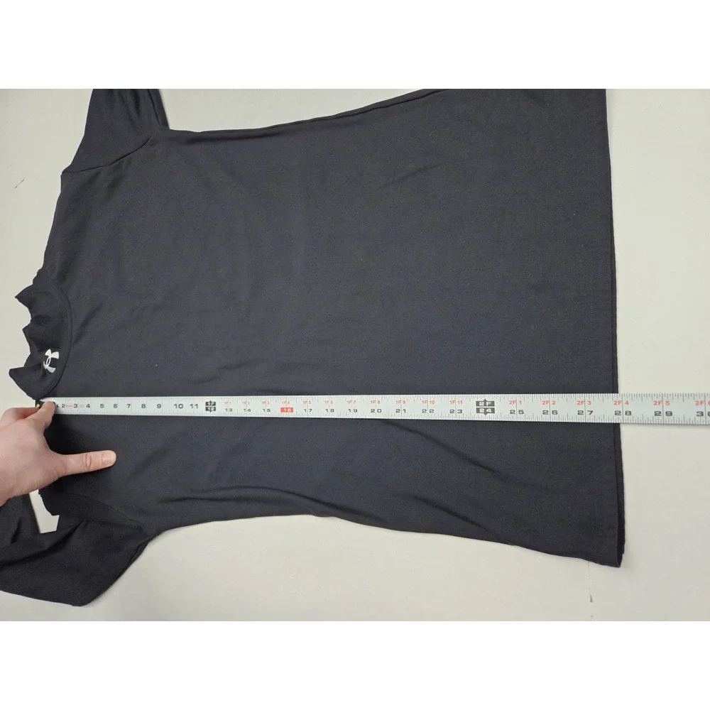 Under Armour Long Sleeve Compression Shirt Men's XL Black Base Layer - Picture 2 of 6
